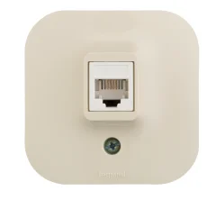Розетка компьютерная Quteo RJ45 кат.5e UTP слоновая кость Legrand 782254
