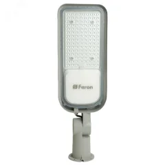 Уличный светодиодный светильник 100W 100-265V/50Hz цвет серый (IP65), SP3060 Feron 48687