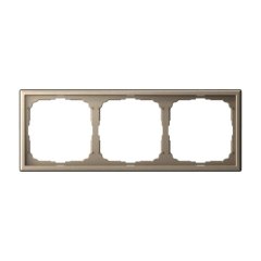 ARTGALLERY 3-постовая РАМКА, универсальная, ШАМПАНЬ Systeme Electric GAL000503