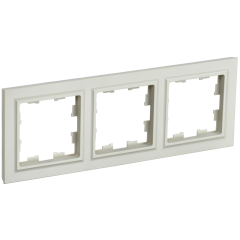 BRITE Рамка 3-мест. РУ-3-БрКр беж. IEK BR-M32-K10