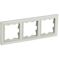 BRITE Рамка 3-мест. РУ-3-БрКр беж. IEK BR-M32-K10