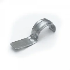 Скоба металлическая однолапковая СМО 25-26 для монтажного пистолета (без отверстий) (100 ш Промрукав