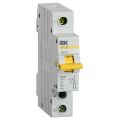Выключатель-разъединитель трехпозиционный ВРТ-63 1P 50А IEK MPR10-1-050