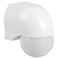 Датчик движения ДД 010 белый, макс. нагрузка 1100Вт, угол обзора 180град., дальность 10м, IP44, IEK 