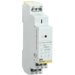 Реле промежут. OIR 2 конт. 8А 12В AC/DC IEK OIR-208-ACDC12V