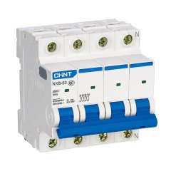Авт. выкл. NXB-63S 4P 40А 4,5кА х-ка C (R) CHINT 296909
