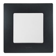 Рамка 1 пост - Etika - антрацит Legrand 672581