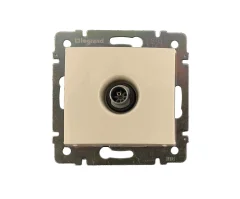 Розетка СП ТВ звезда 1,5дБ механизм (слон. кость) Valena Legrand 774329