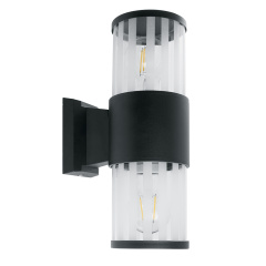 Светильник садово-парковый, 230V E27, DH0902, черный (на стену) Feron 11653