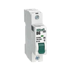 Авт. выкл. 1Р 6А х-ка D ВА-103 6кА нов. DEKraft 12333DEK