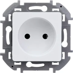 Розетка без заземления - Inspiria - без шторок 16А 250В винтовые зажимы - белый Legrand 673710