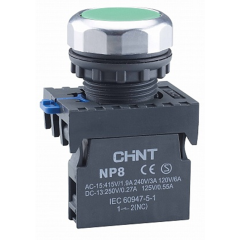 Двойная, кнопка NP8-11S 1НО+1НЗ, IP65 (R) CHINT 667178