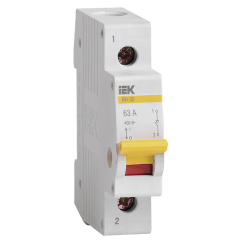 Выключатель нагрузки (мини-рубильник) ВН-32 1Р 63А IEK MNV10-1-063