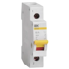 Выключатель нагрузки (мини-рубильник) ВН-32 1Р 63А IEK MNV10-1-063