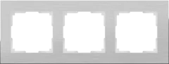 Рамка на 3 поста (алюминий) Aluminium W0031706 Werkel a050950