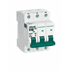 Авт. выкл. 3Р 10А х-ка C ВА-103 6кА нов. DEKraft 12303DEK