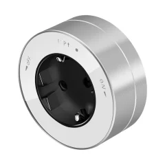 Розетка 2К+З круглая 16А/250В Белый MultiTrack Systeme Electric MTK13001W