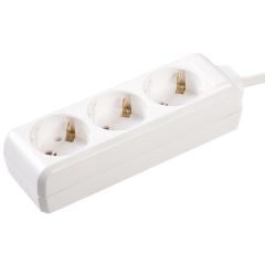 Удлинитель У03 3 места 2P+PE/3метра 3х1мм2 16А/250 IEK WYP10-16-03-03-Z-N