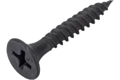 Саморез с потайной головкой (3,5х25 частая резьба (оксидированные)) Абразив Плюс EDS001399