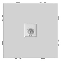 Розетка СП TV механизм (белый фарфор) soft touch Эмили RST00-5108-01 STEKKER 49875