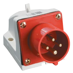 MAGNUM Вилка стац. ССИ-524 32А-6ч 380В 3P+PE IP44 IEK PSN52-032-4