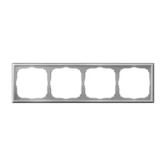 ARTGALLERY 4-постовая РАМКА, универсальная, АЛЮМИНИЙ Systeme Electric GAL000304