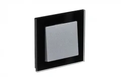 1-постовая РАМКА, СТЕКЛО ЧЕРНЫЙ ATLASDESIGN NATURE Systeme Electric ATN321001