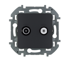 Розетка TV/SAT "звезда" - INSPIRIA - антрацит Legrand 673883