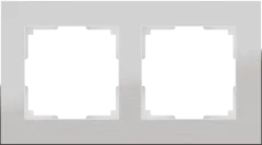 Рамка на 2 поста (алюминий) Aluminium W0021706 Werkel a050957