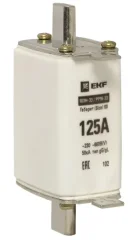 Плавкая вставка ППН-33 160/125А габарит 00 EKF fus-33/160/125
