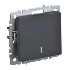 BRITE Выключ. 1-кл. с инд. 10А ВС10-1-1-БрГ граф. IEK BR-V10-1-10-K53