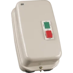 Контактор КМИ34062 40А в оболочке Ue=220В/АС3 IP54 IEK KKM36-040-220-00