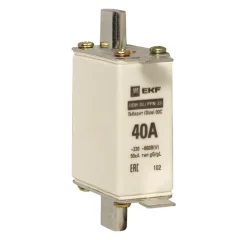 Плавкая вставка ППН-33 100/ 40А габарит 00С EKF fus-33/100/40