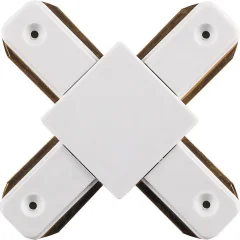 Коннектор Х-образный для шинопровода , белый, LD1002 для CAB1003 и CAB1005 Feron 10330