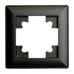 Рамка 1-местная, серия Катрин, PFR00-7001-05, черный STEKKER 39812
