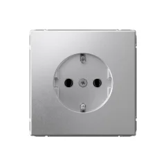 ARTGALLERY РОЗЕТКА с заземлением, 16А, механизм, быстрозажим. клем., АЛЮМИНИЙ GAL00 Systeme Electric