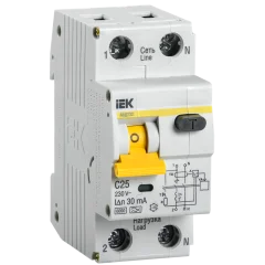АВДТ 32 C25 - Автоматический Выключатель Дифф. тока IEK MAD22-5-025-C-30