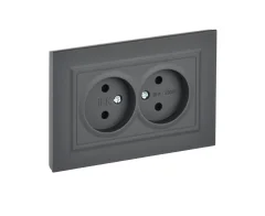 BRITE Роз. 2-я без з/к/ш 10А в сб. РС12-2-БрГ граф. IEK BR-R20-10-K53-F