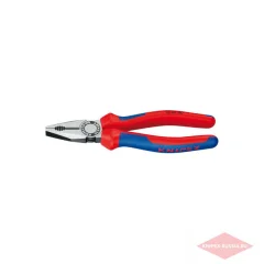 Плоскогубцы комбинированные, 200 мм, фосфатированные, 2-комп ручки, SB KNIPEX KN-0302200SB