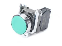 Кнопка SB4 в сборе модульная 22мм зеленая с возвратом металл 1НО Systeme Electric SB4BA31