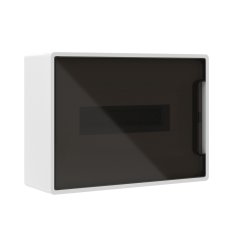 Щиток 12 мод настенный FRAME, белый, с тонированной дверцей, с 2 шинами PEN на 6 и 8 отв. F12W1W DKC