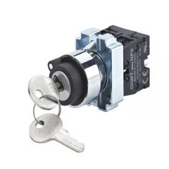 Переключатель NP2-BG33, 3 положения с фиксацией, 2НО IP40 CHINT 573989