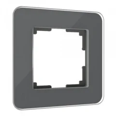 Рамка из стекла на 1 пост Elite графит W0012440 Werkel a057878