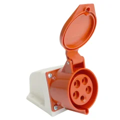 Розетка стационарная ST-125 32А 380В 3P+PE+N IP44, RST32-125-44 STEKKER 49437