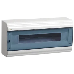 PRIME Корпус пластиковый ЩРН-П-18 белый IP41 IEK MKP82-N-18-41-10