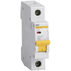 KARAT Авт. выкл. ВА47-29 1P C 20А 4,5кА IEK MVA20-1-020-C