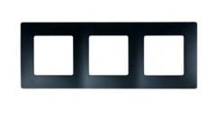 Рамка 3 поста - Etika - антрацит Legrand 672583