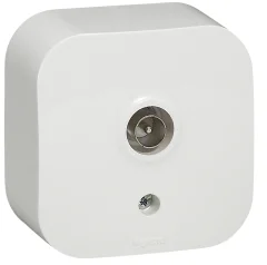 Розетка телевизионная Quteo белая Legrand 782215