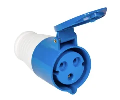 Розетка переносная 223 2Р+РЕ 32А 220В IP44 EKF ps-223-32-220