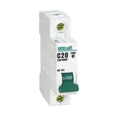 Авт. выкл. 1Р 20А х-ка C ВА-101 4,5кА DEKraft 11055DEK